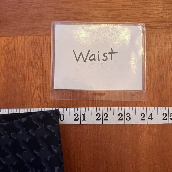 Lane Bryant Vivi athletic leggings houndstooth print NWT 22/24 Gray Black - Picture 3 of 8